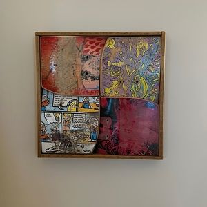 Custom skateboard deck artwork